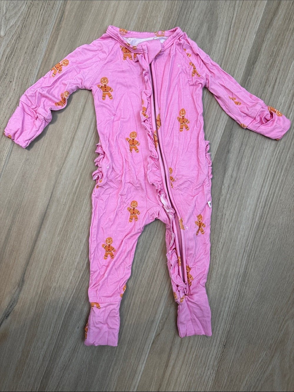 Tiny Talulah Gingerbread Man Baby Pajama